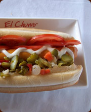 Latin-style Hot Dog
